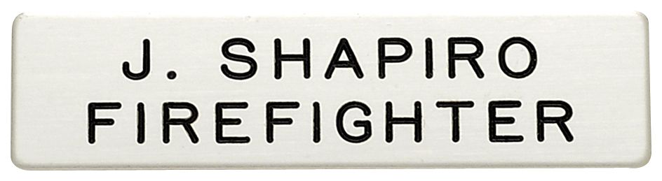 Smith & Warren Nameplate - 3/4" NP104 Nameplate Express