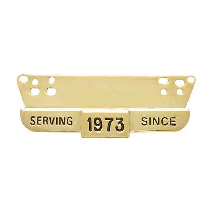 Smith & Warren Year Serving Bar- NP105 Nameplate Express