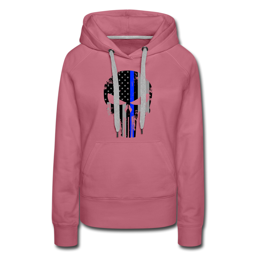 Women’s Premium Hoodie - Punisher Blue Line - mauve