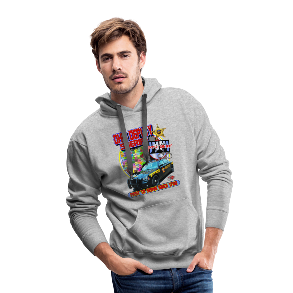 Men’s Premium Hoodie - Room at the Inn - heather grey