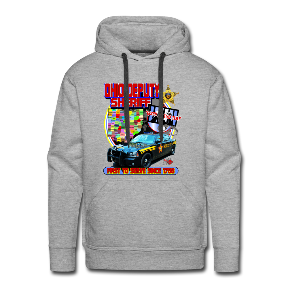 Men’s Premium Hoodie - Room at the Inn - heather grey