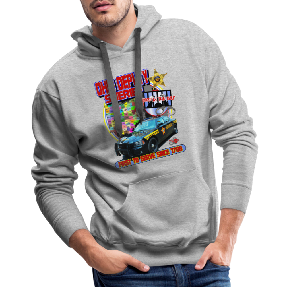 Men’s Premium Hoodie - Room at the Inn - heather grey