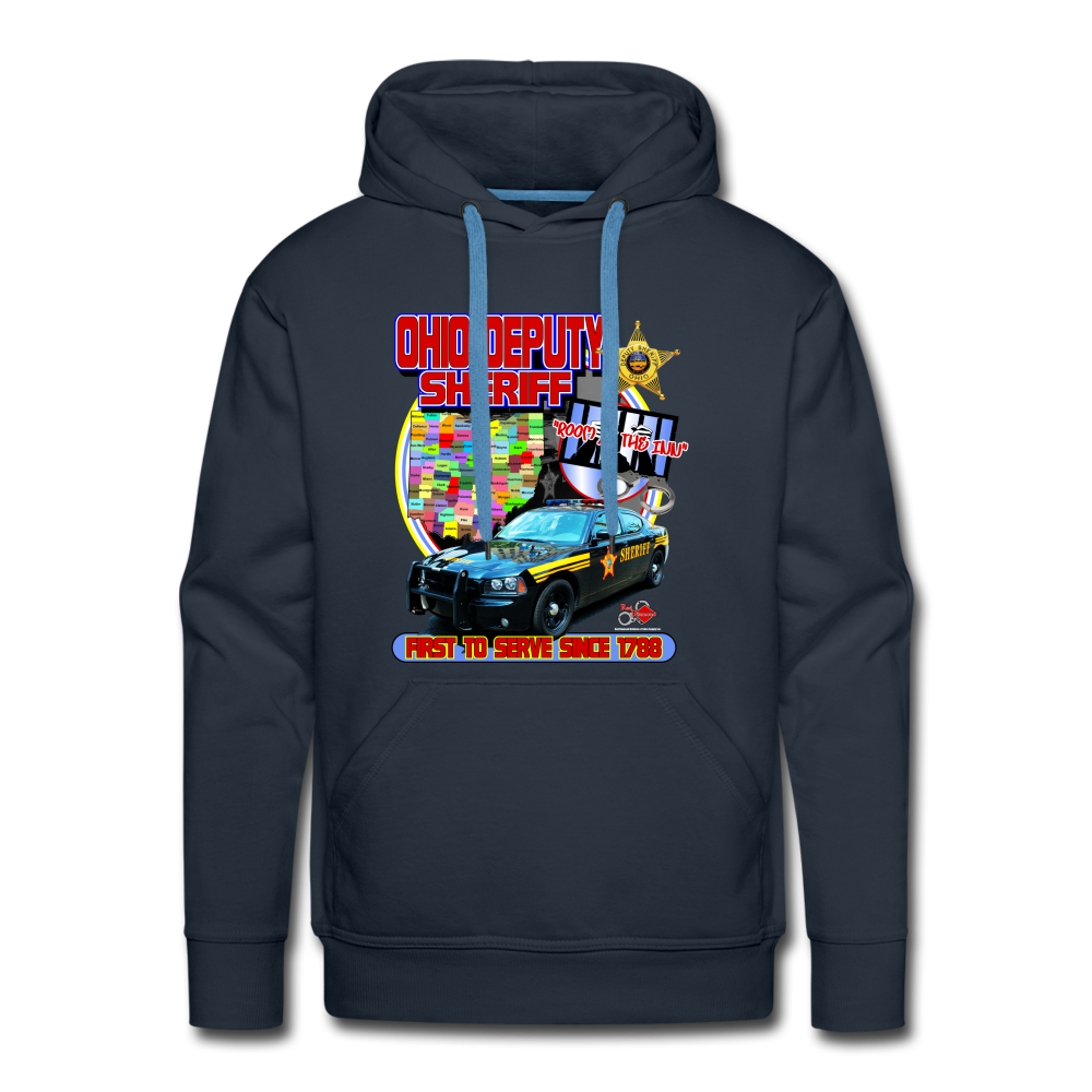 Men’s Premium Hoodie - Room at the Inn - navy