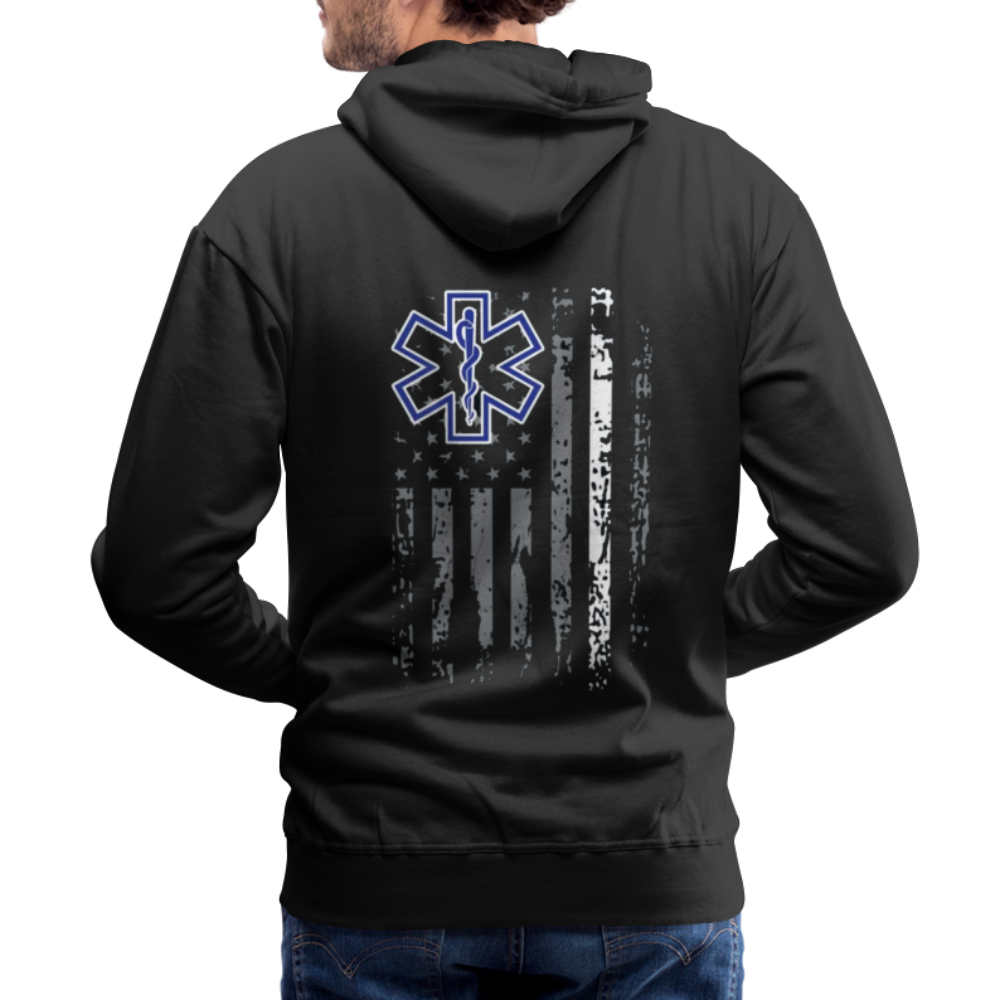 Men’s Premium Hoodie -EMS Flag - black