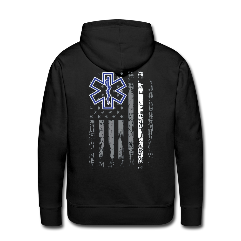 Men’s Premium Hoodie -EMS Flag - black