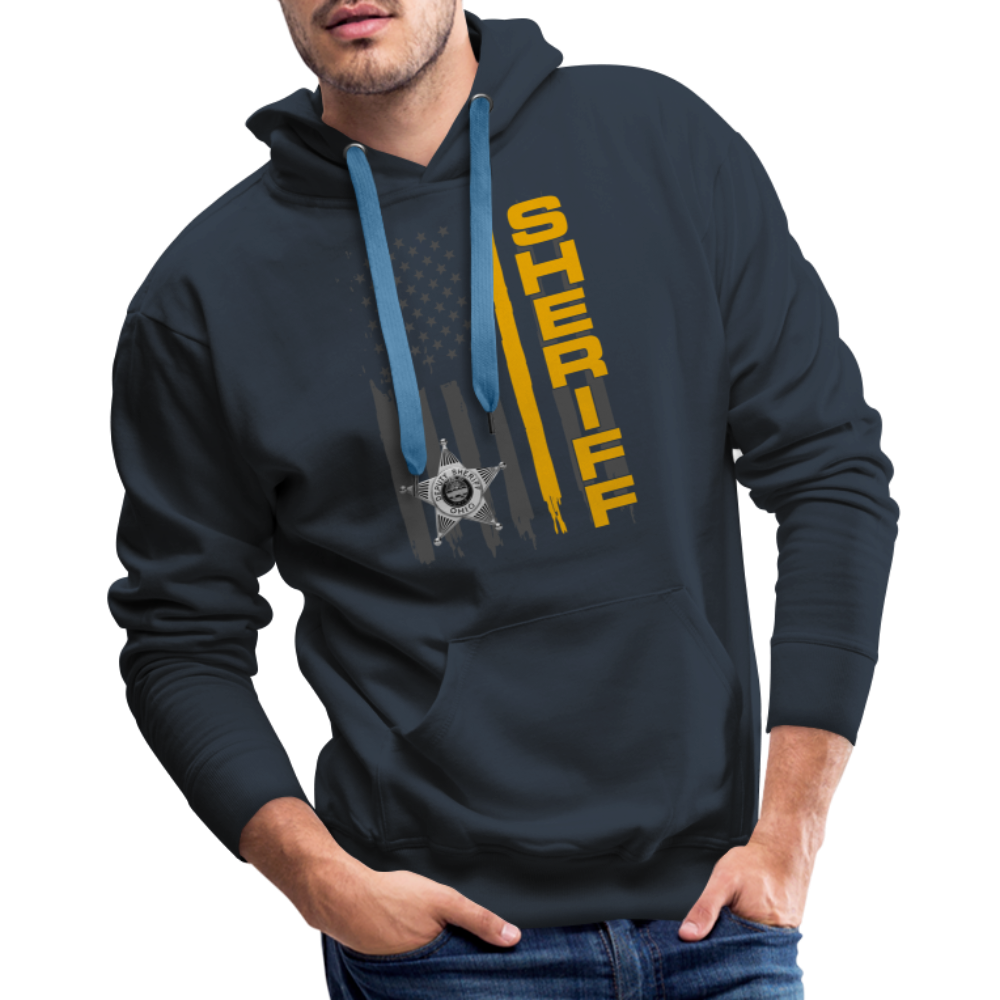 Men’s Premium Hoodie - Ohio Sheriff Vertical - navy