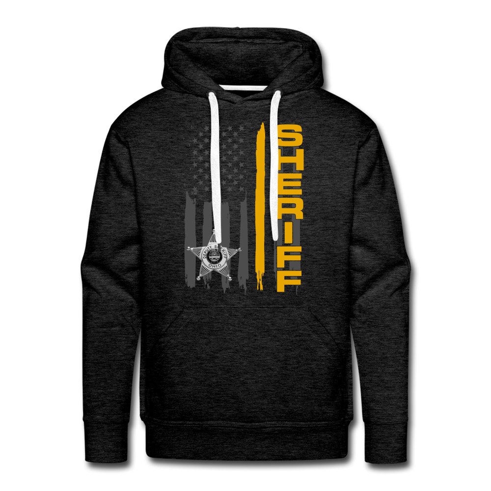 Men’s Premium Hoodie - Ohio Sheriff Vertical - charcoal grey