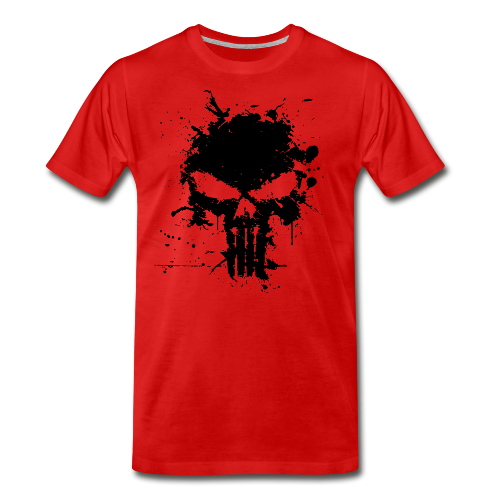 Men's Premium T-Shirt - Punisher Splatter - red