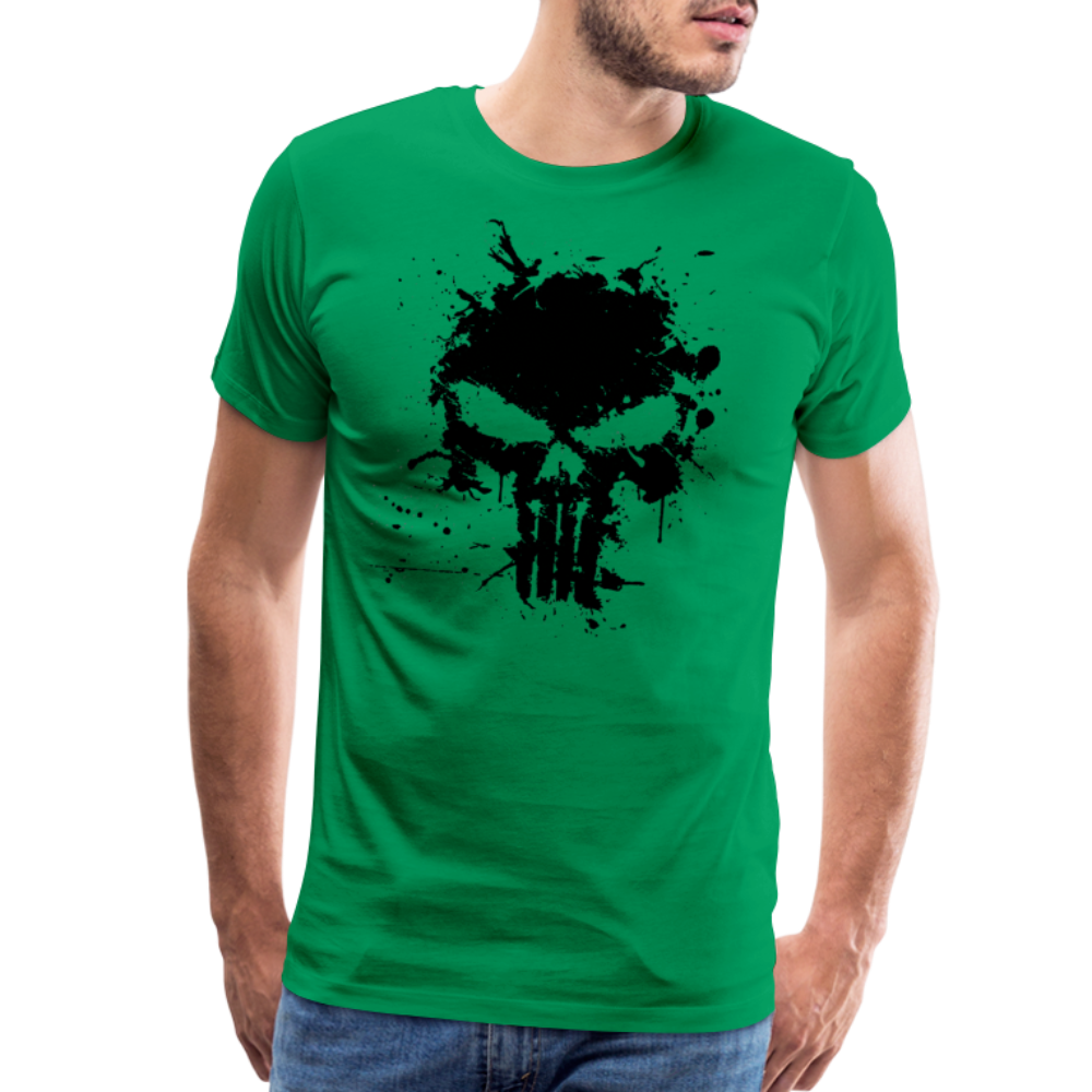 Men's Premium T-Shirt - Punisher Splatter - kelly green