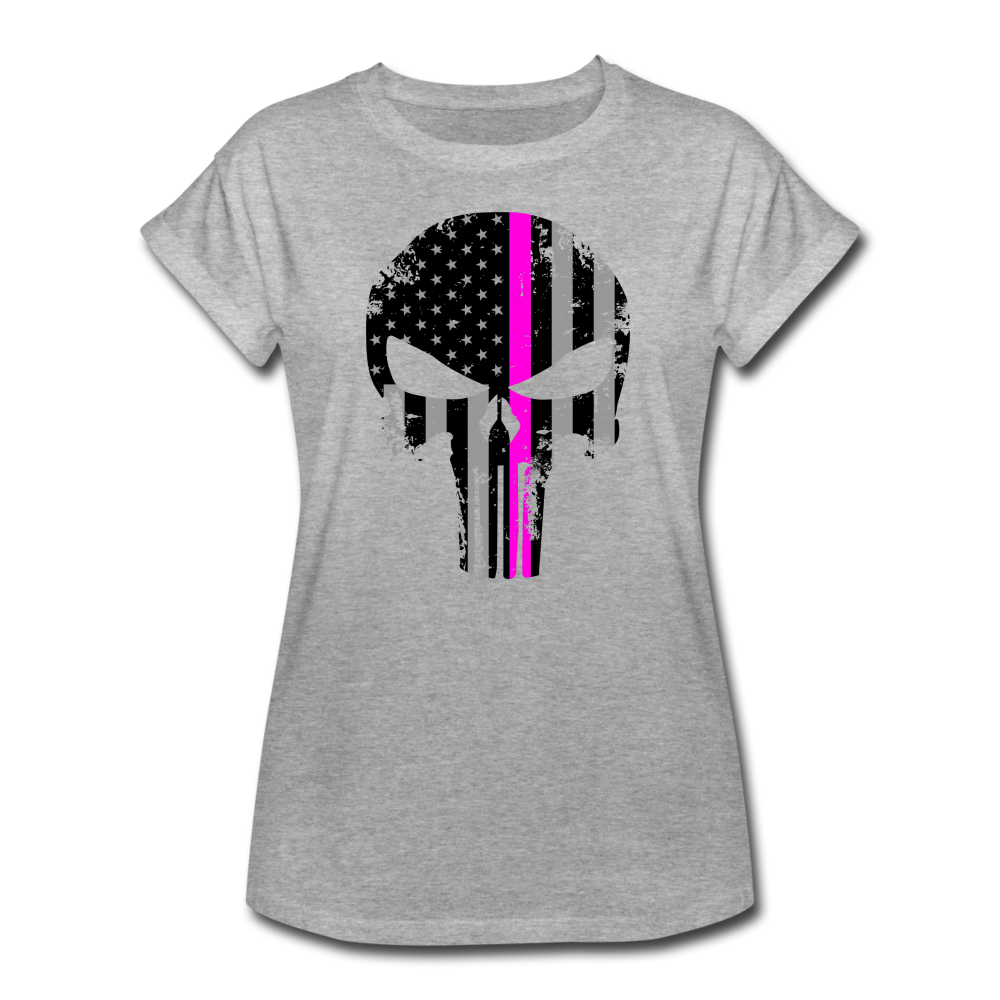 Women s Relaxed Fit T Shirt Pink Punisher