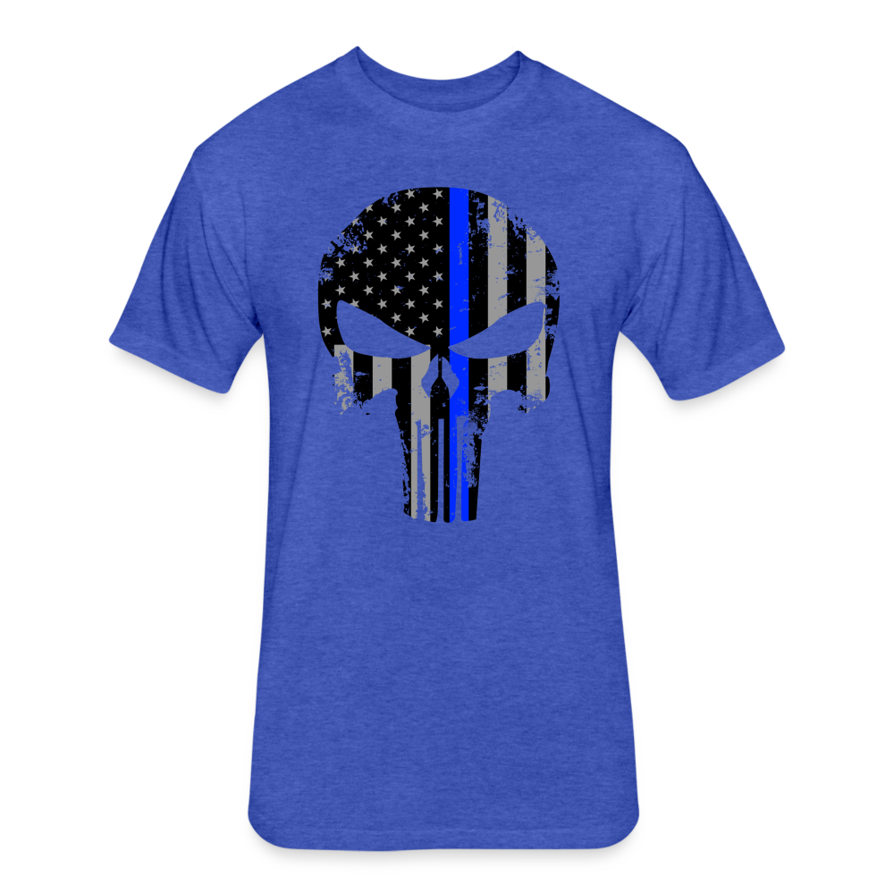 Unisex Poly/Cotton T-Shirt by Next Level - heather royal