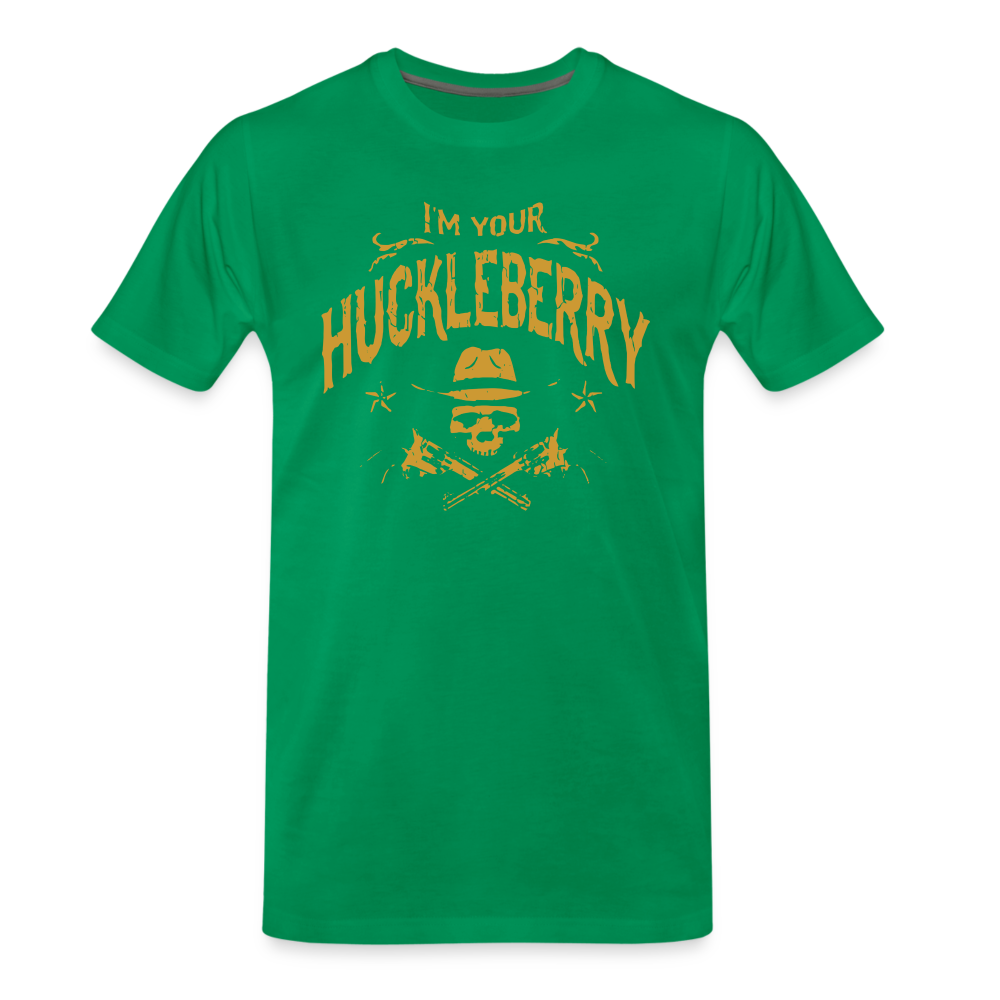 Men's Premium T-Shirt - I'm your Huckleberry - kelly green