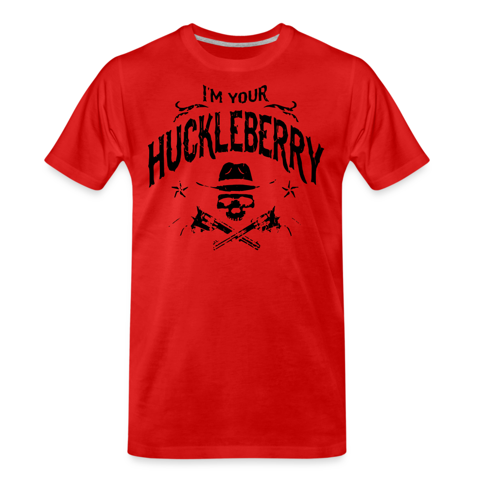 Men's Premium T-Shirt - I'm your Huckleberry - red