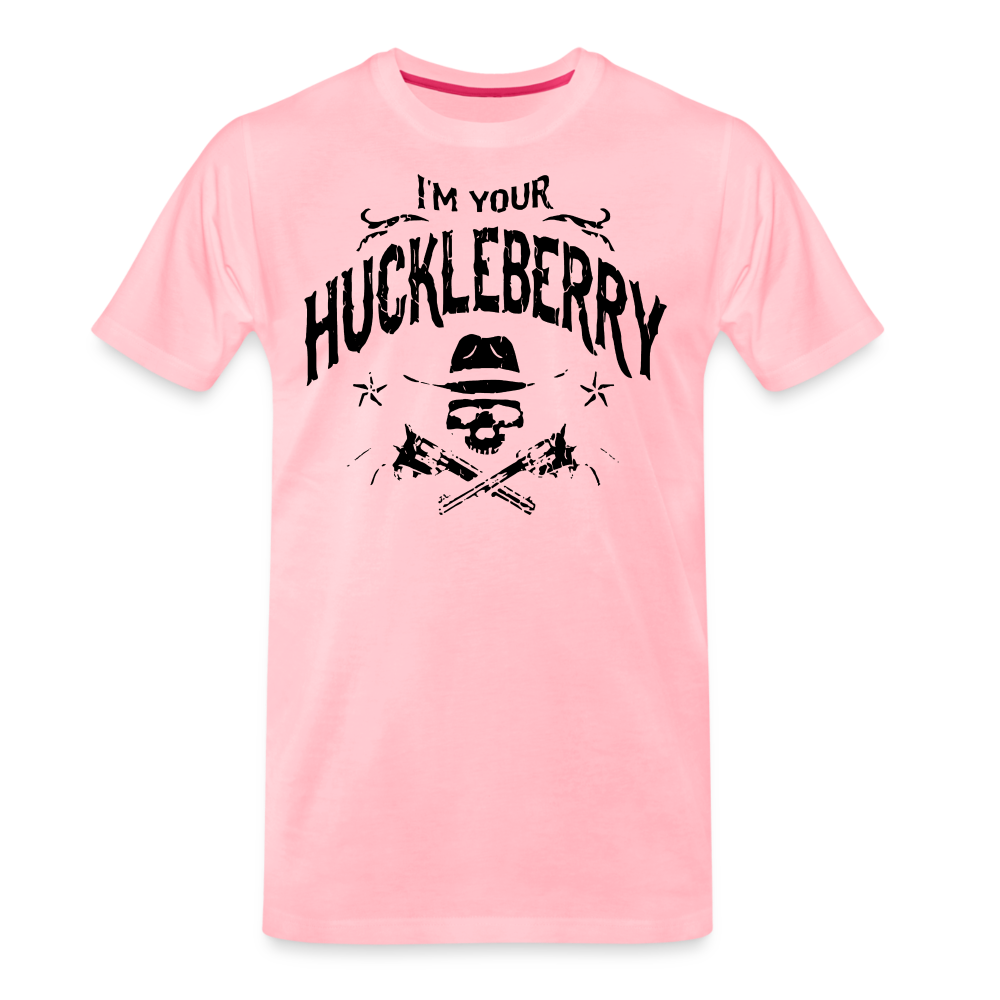 Men's Premium T-Shirt - I'm your Huckleberry - pink