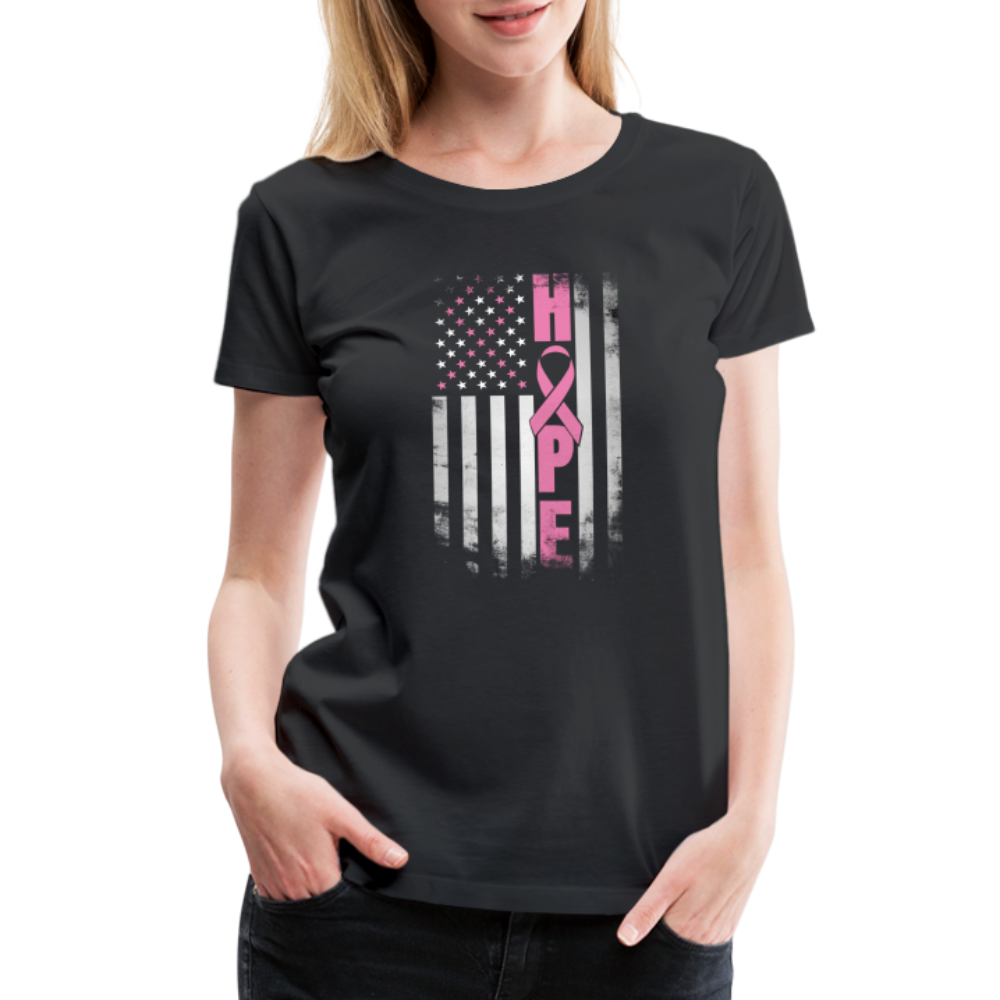 Women’s Premium T-Shirt - "Hope" - black
