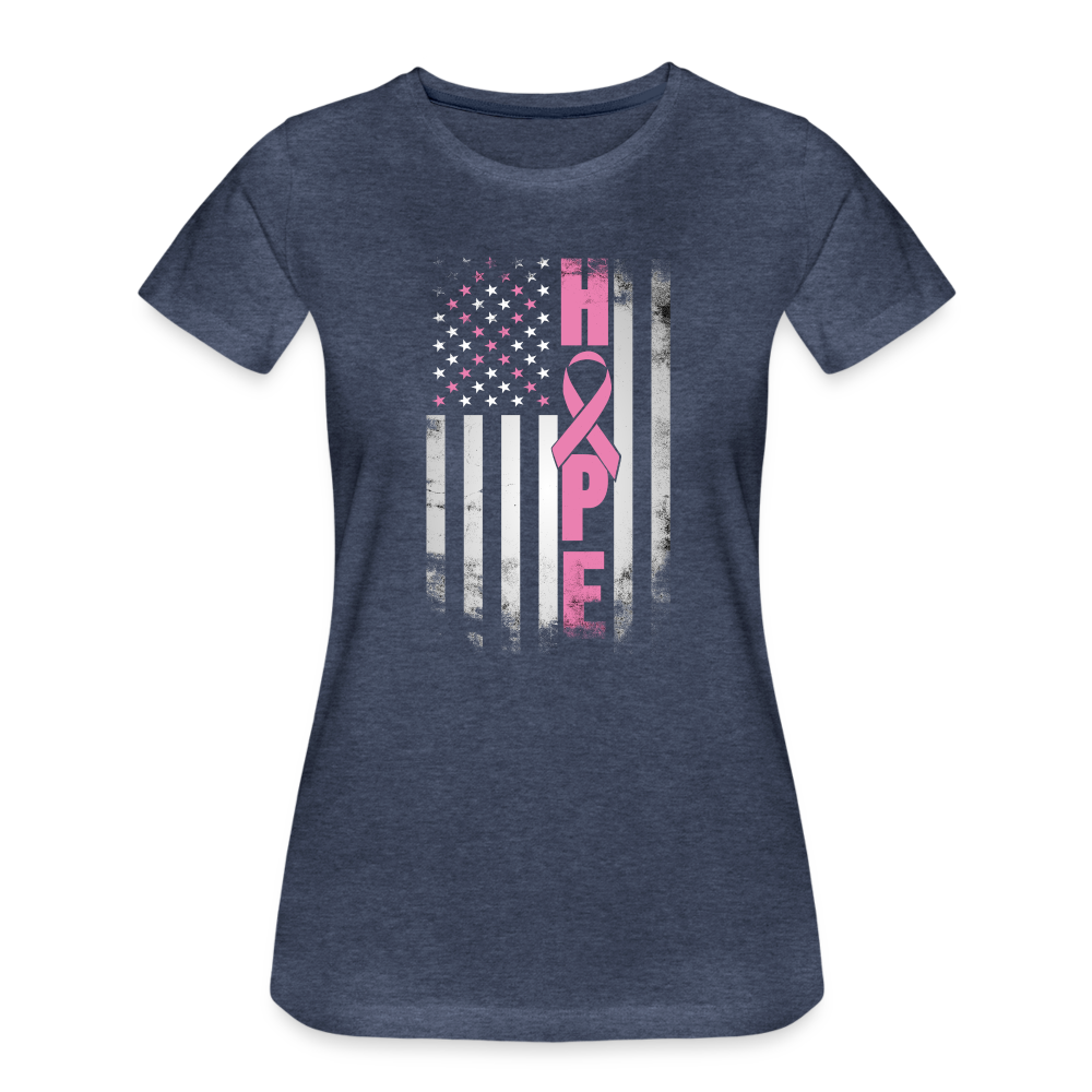 Women’s Premium T-Shirt - "Hope" - heather blue