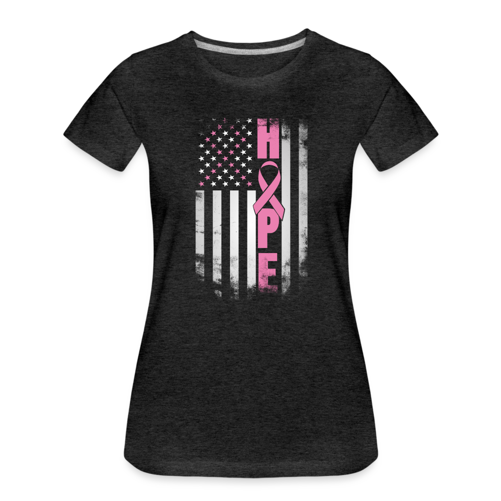 Women’s Premium T-Shirt - "Hope" - charcoal grey