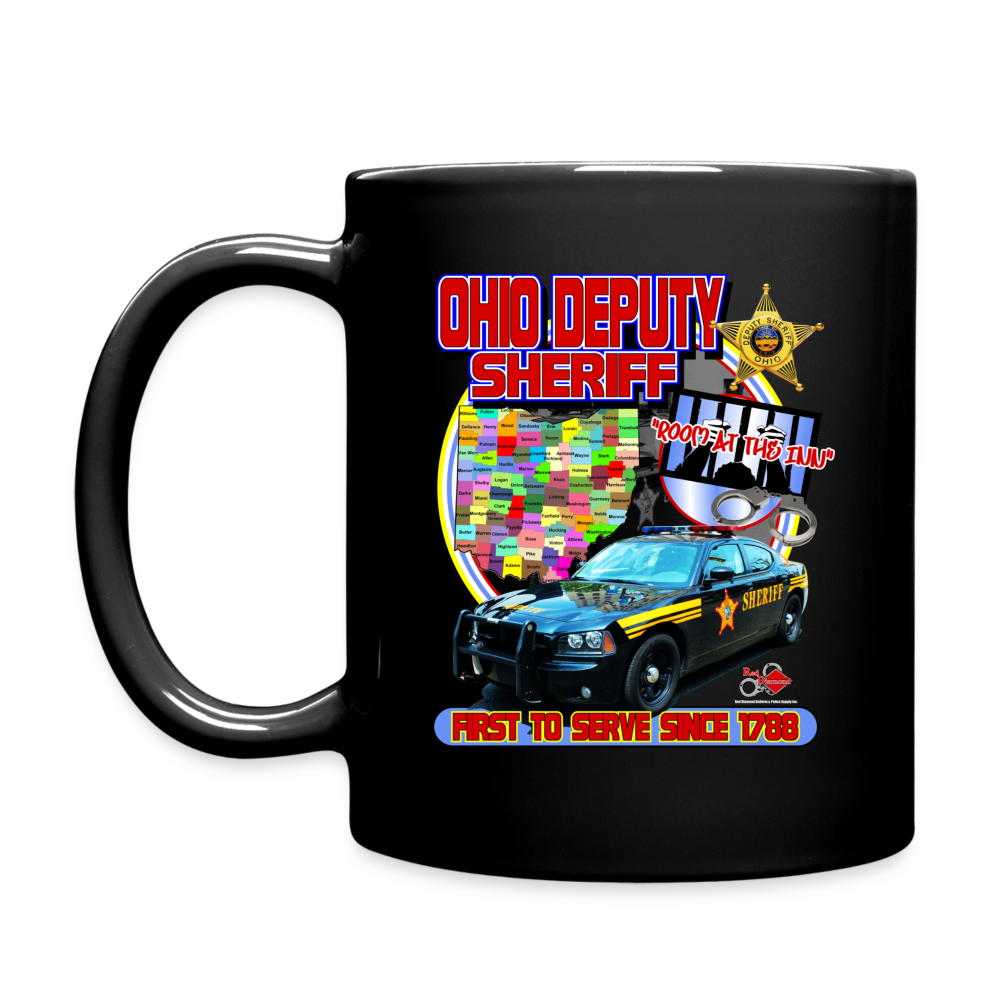 Full Color Mug - Ohio Sheriff "Room at the Inn" - black