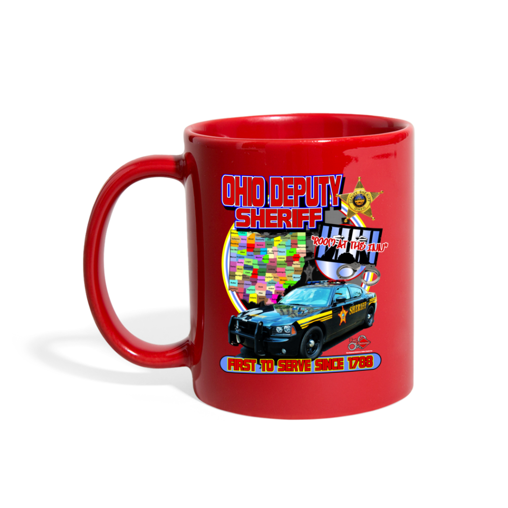 Full Color Mug - Ohio Sheriff "Room at the Inn" - red