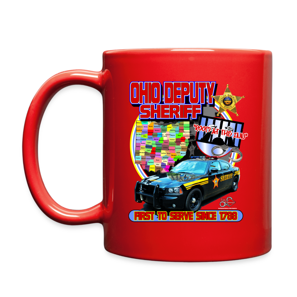 Full Color Mug - Ohio Sheriff "Room at the Inn" - red