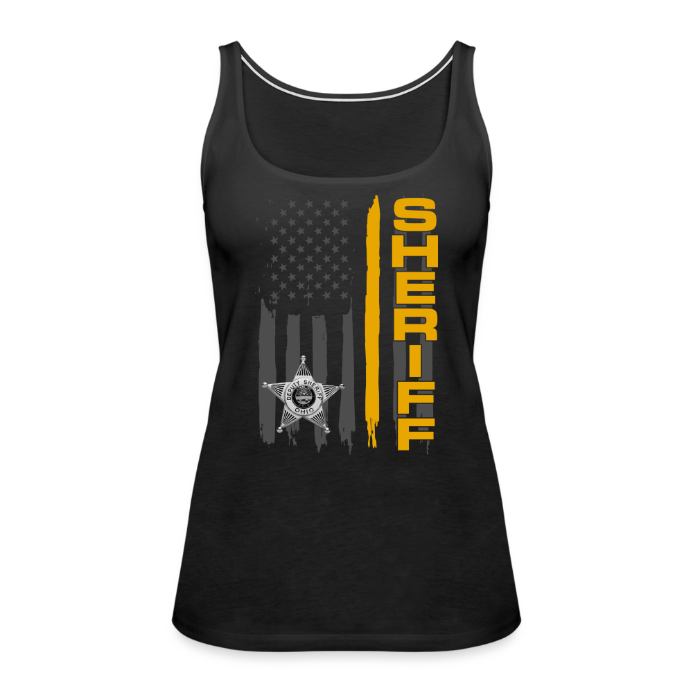 Women’s Premium Tank - Ohio Sheriff Vertical - black