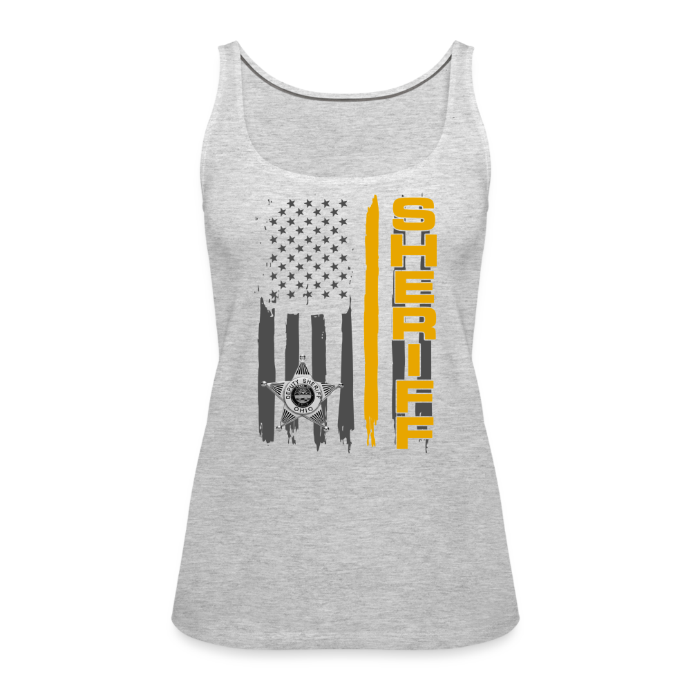 Women’s Premium Tank - Ohio Sheriff Vertical - heather gray