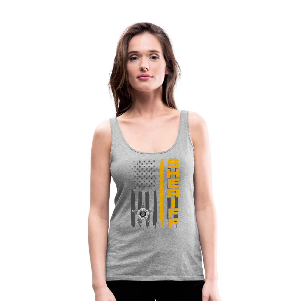 Women’s Premium Tank - Ohio Sheriff Vertical - heather gray