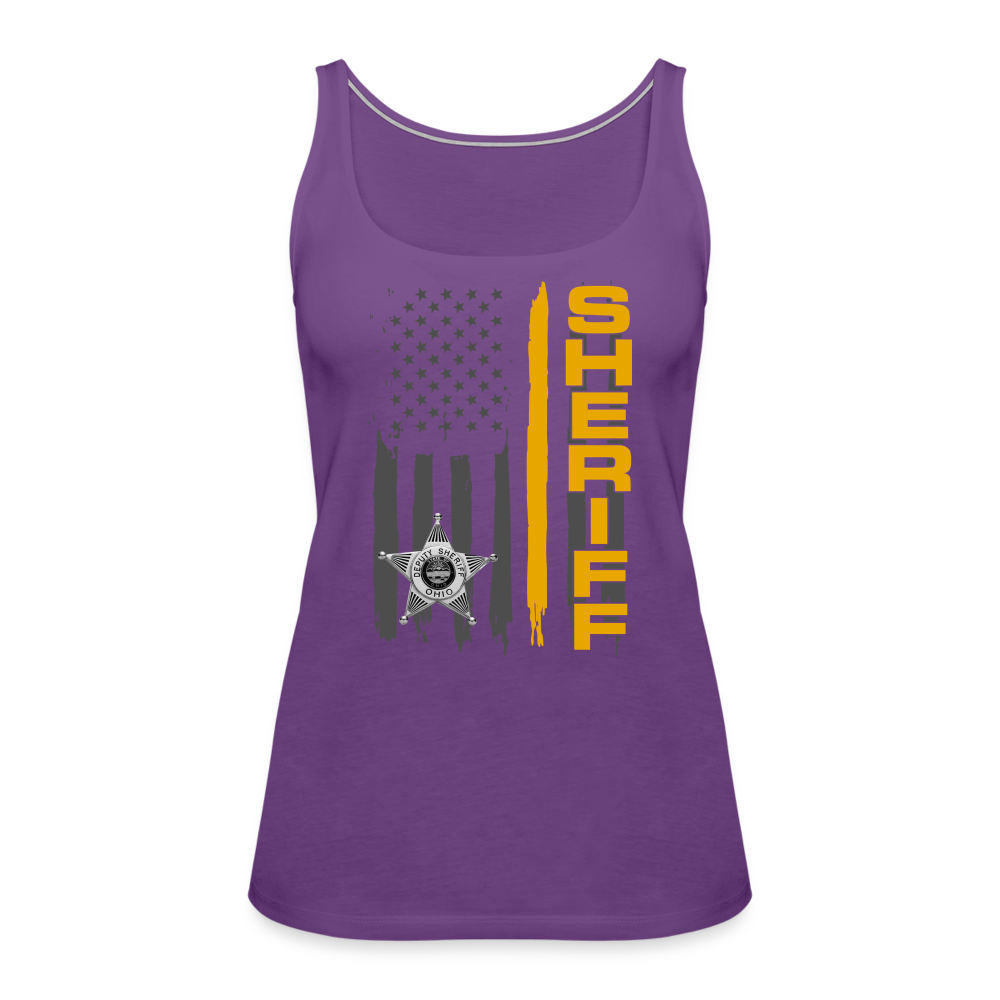 Women’s Premium Tank - Ohio Sheriff Vertical - purple