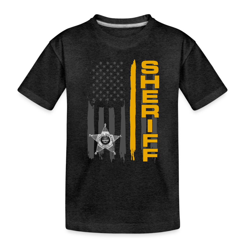 Kids' Premium T-Shirt - Ohio Sheriff Vertical - charcoal grey