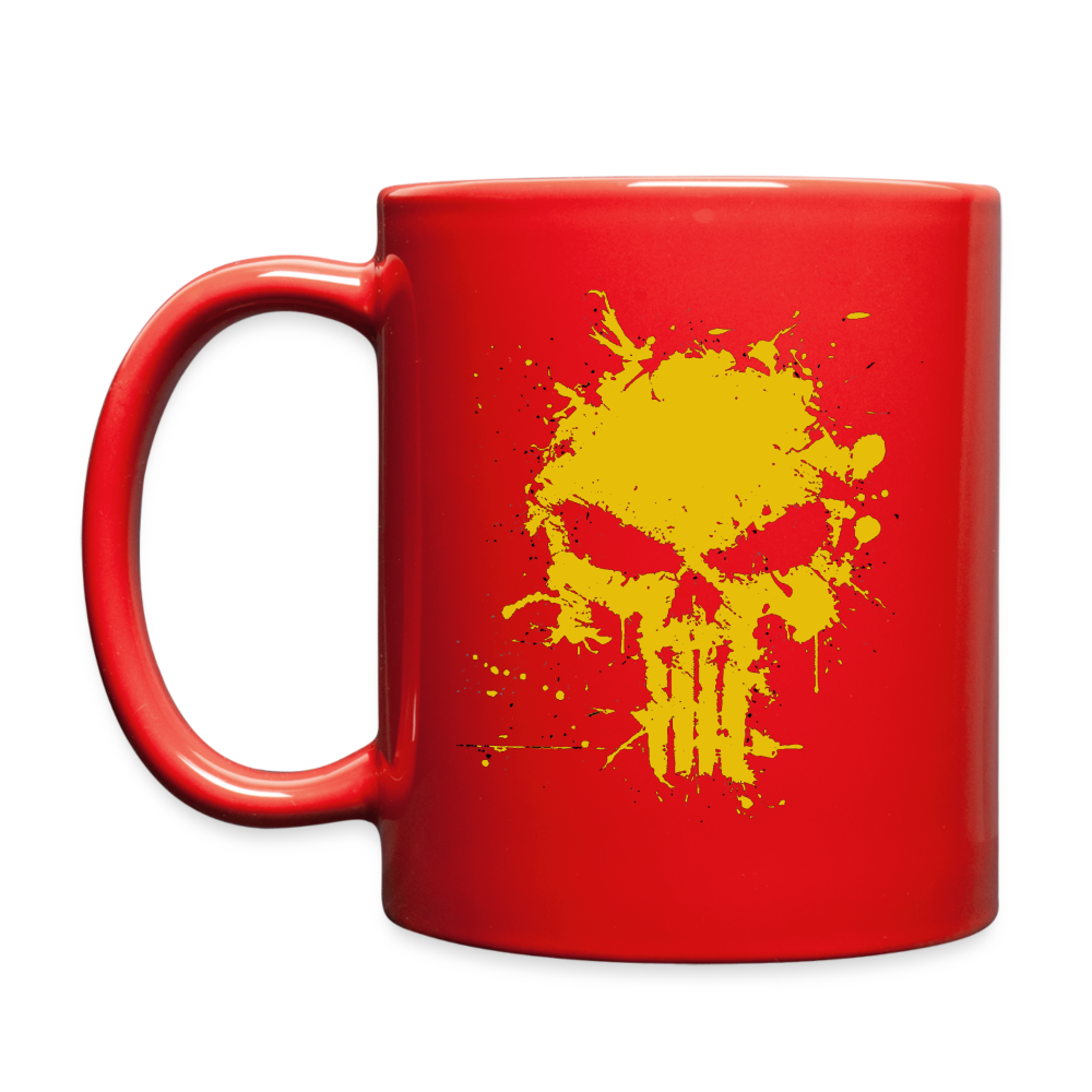 Full Color Mug - Punisher Splatter - red