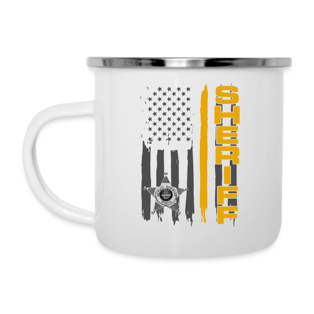 Camper Mug - Ohio Sheriff Vertical - white