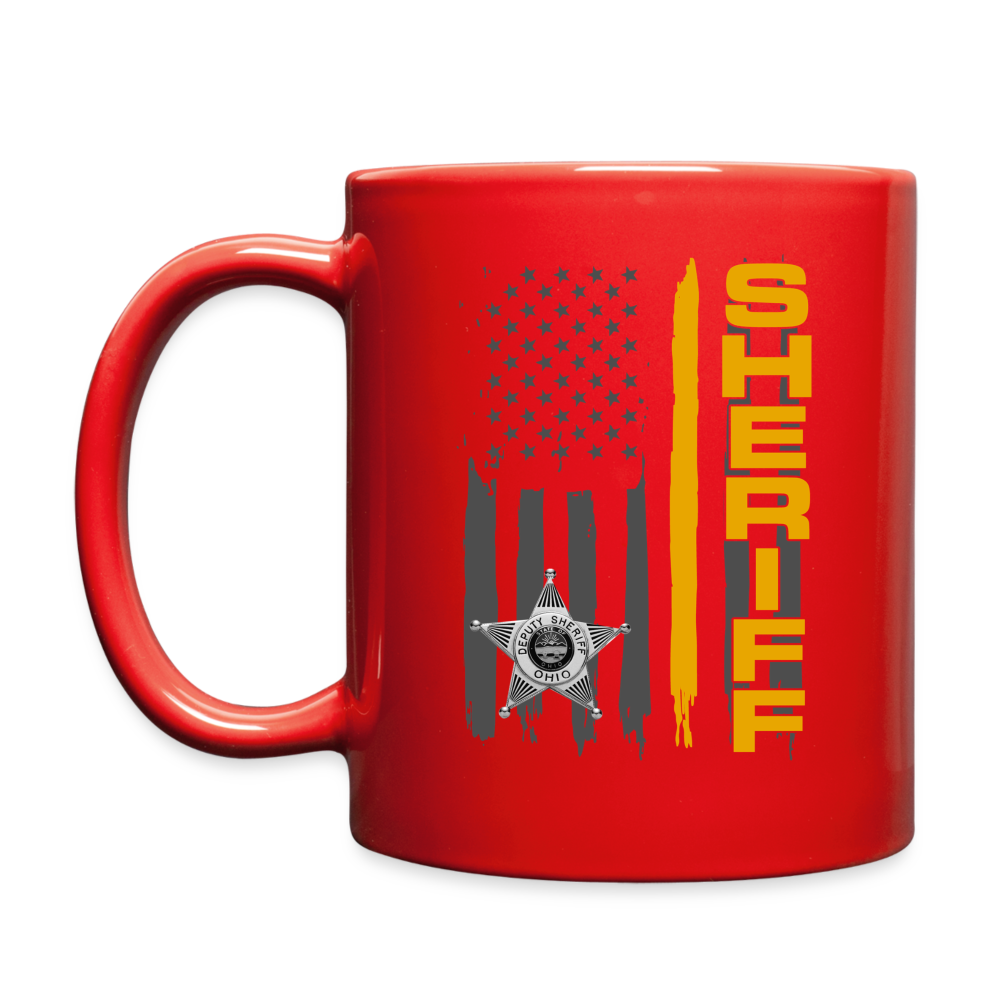 Full Color Mug - Ohio Sheriff Vertical - red