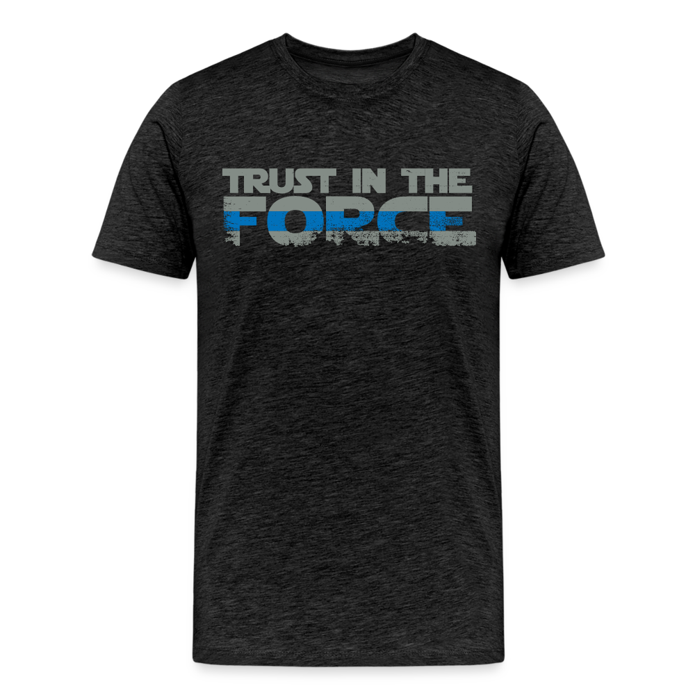 Men's Premium T-Shirt - Trust the Force - charcoal grey