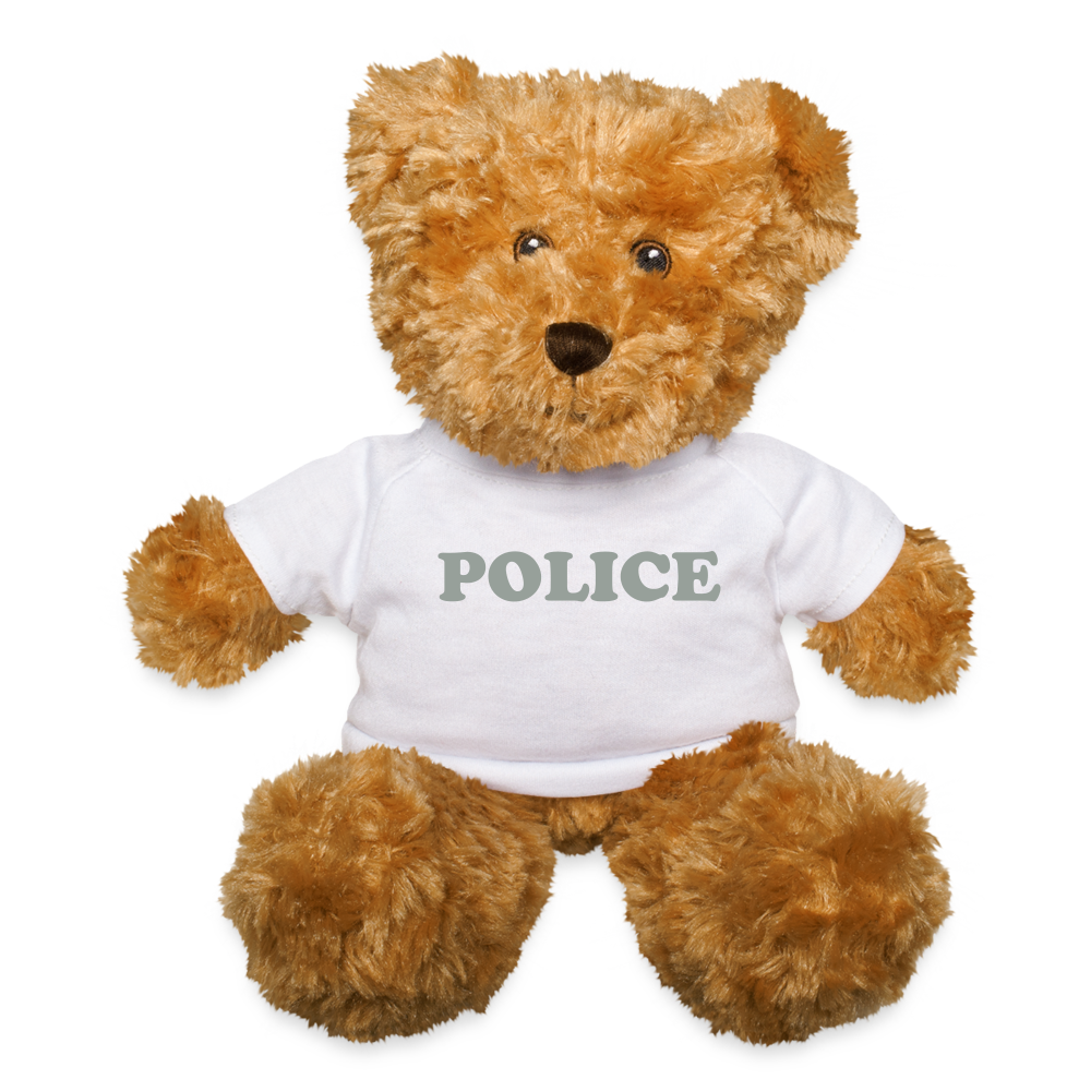 Stuffed Animal Teddy Bear - Customizable designs - white