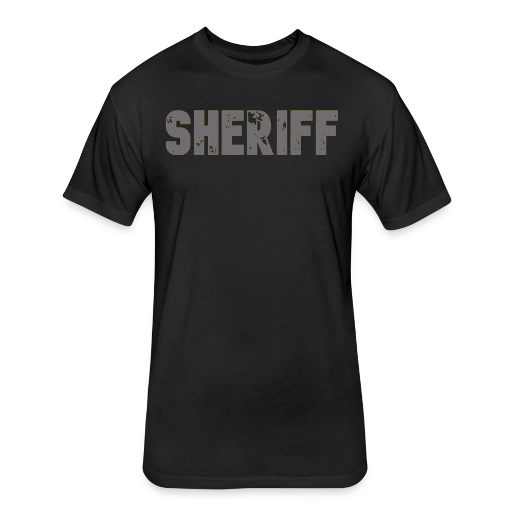 Unisex Poly/Cotton T-Shirt by Next Level - Sheriff - black