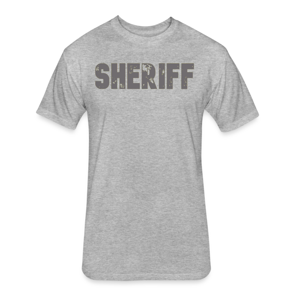 Unisex Poly/Cotton T-Shirt by Next Level - Sheriff - heather gray