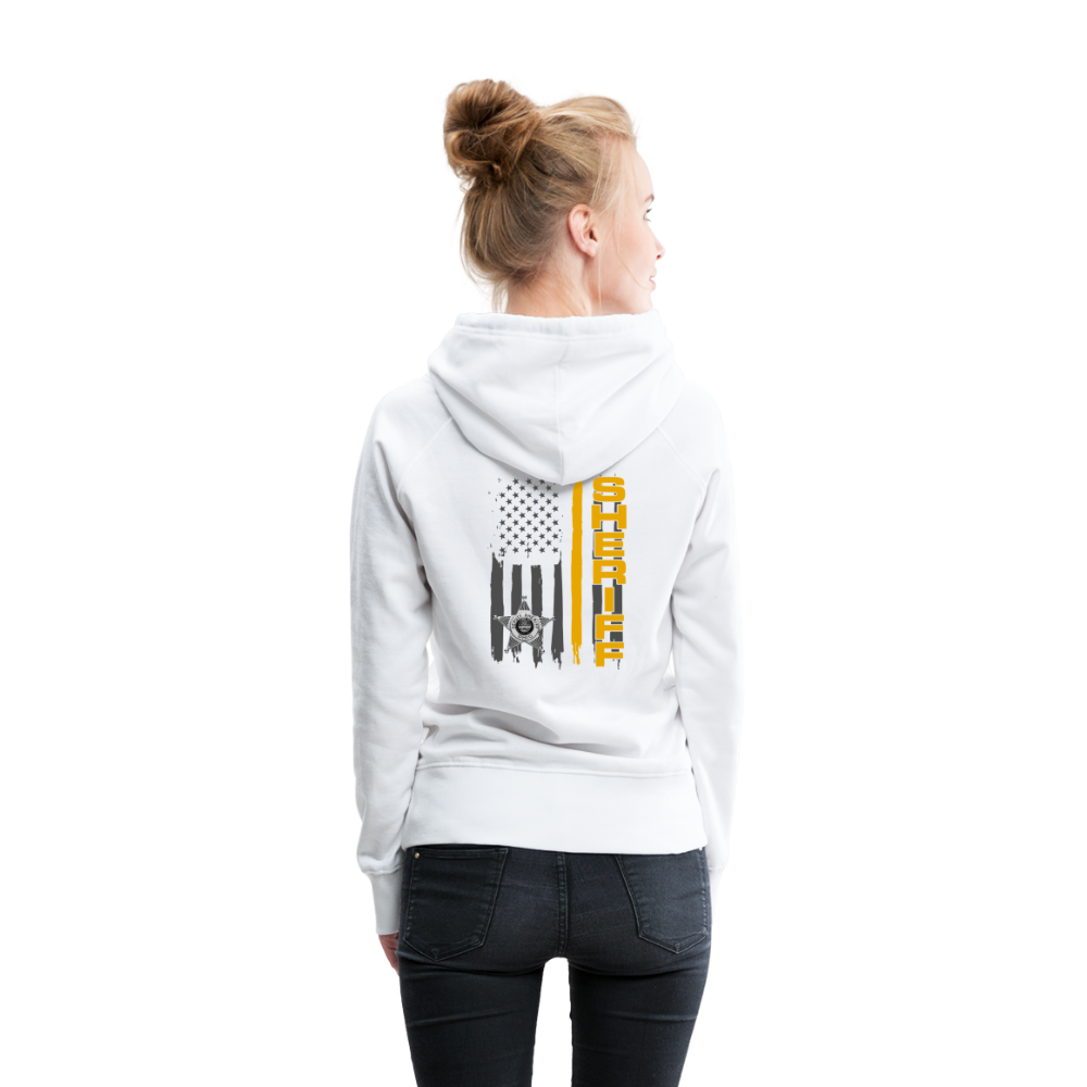 Women’s Premium Hoodie - Ohio Sherif Vertical - white