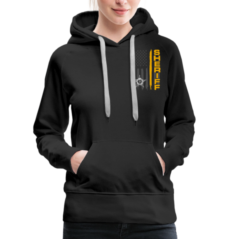 Women’s Premium Hoodie - Ohio Sherif Vertical - black