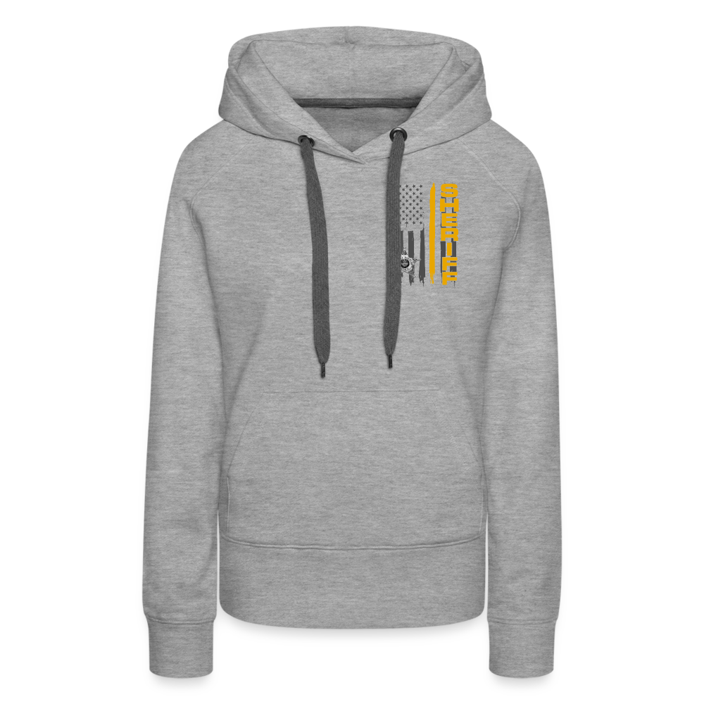 Women’s Premium Hoodie - Ohio Sherif Vertical - heather grey