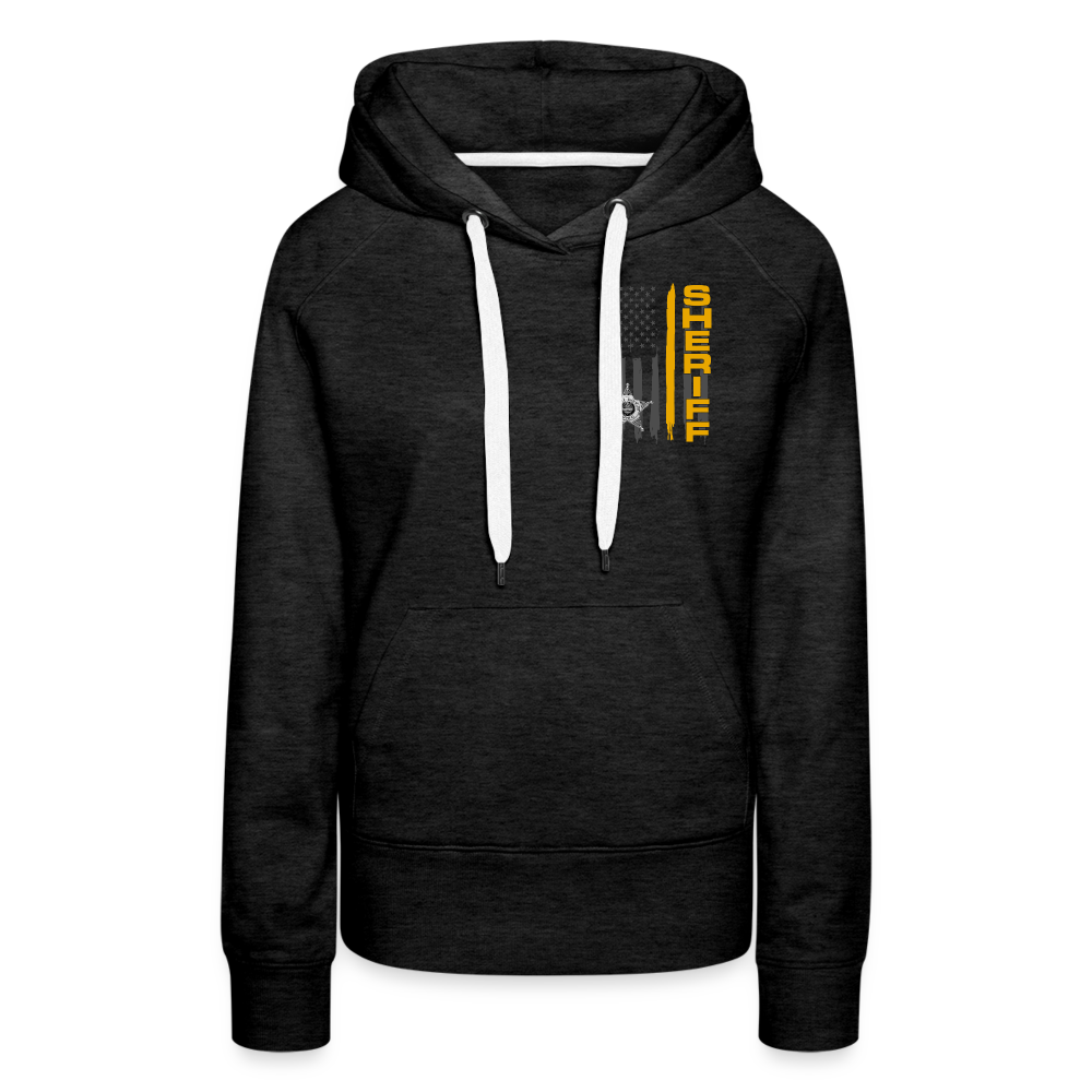 Women’s Premium Hoodie - Ohio Sherif Vertical - charcoal grey