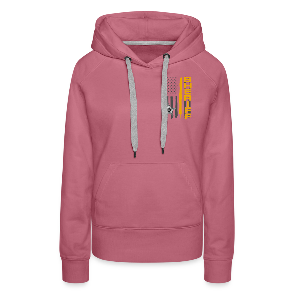 Women’s Premium Hoodie - Ohio Sherif Vertical - mauve