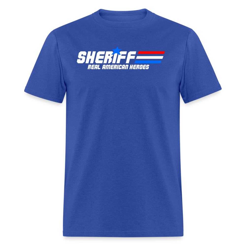 Unisex Classic T-Shirt - Sheriff "Real American Heroes" - royal blue