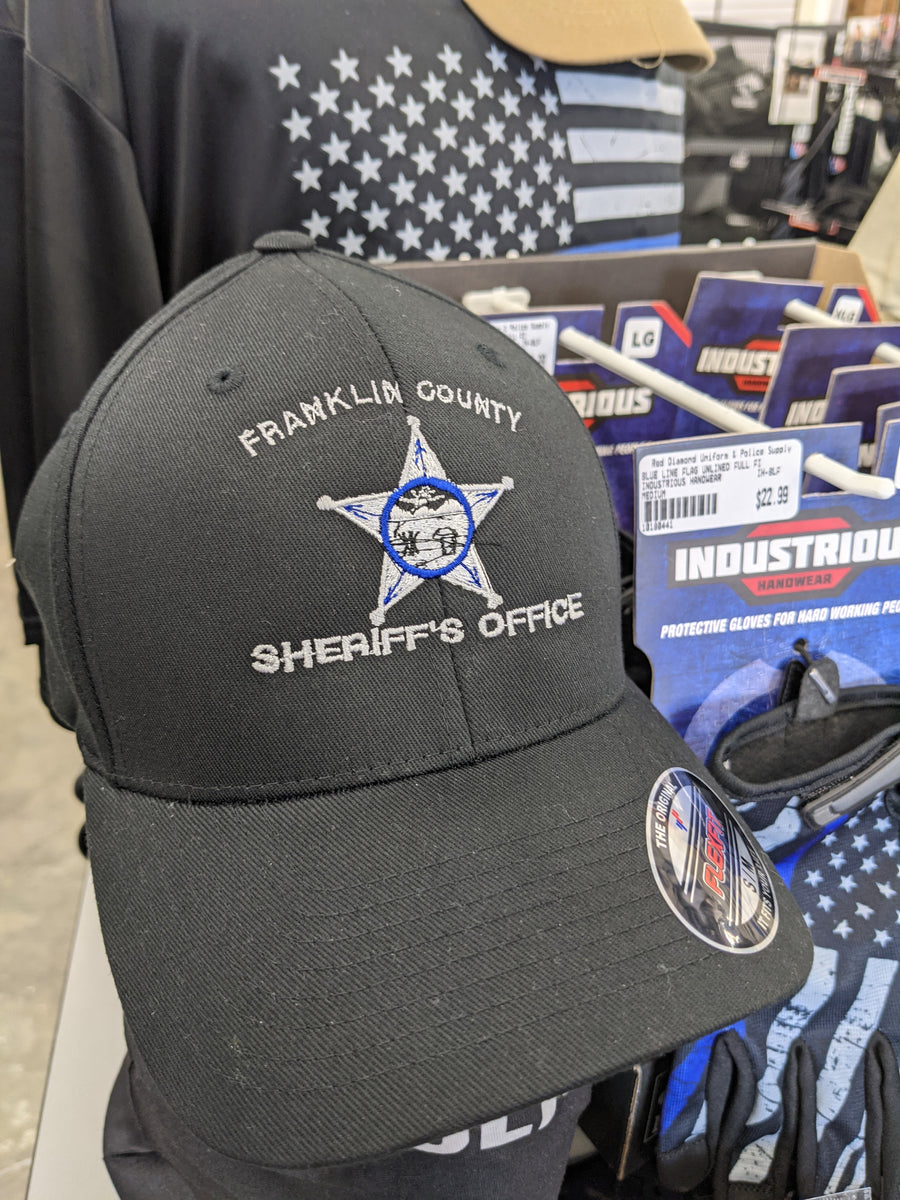 Red Diamond Ball Cap Custom Ohio Sheriff Embroidery Red Diamond