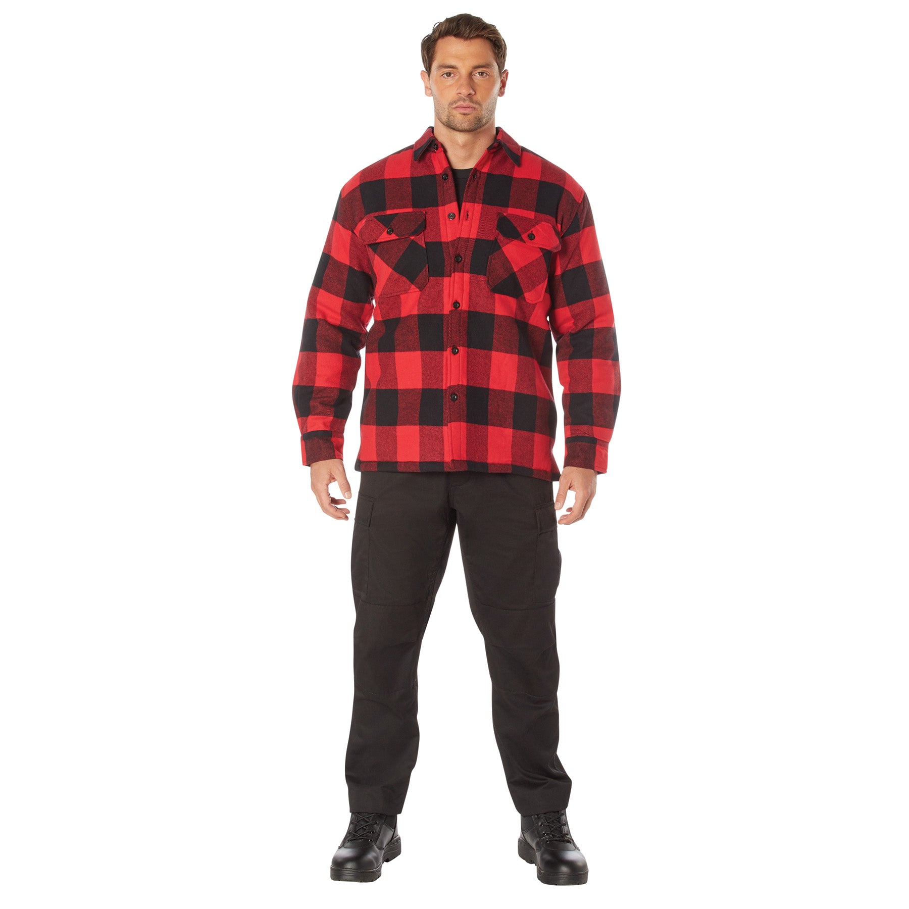 Rothco Buffalo Plaid Quilted Lined Jacket