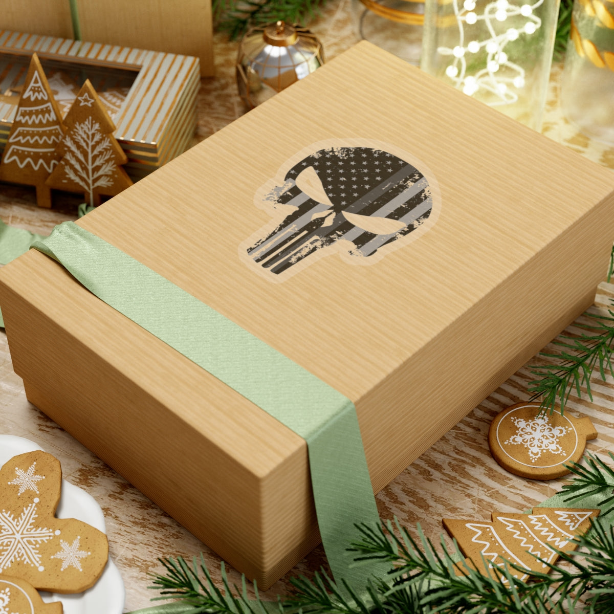 Kiss-Cut Stickers - Gray Line Punisher