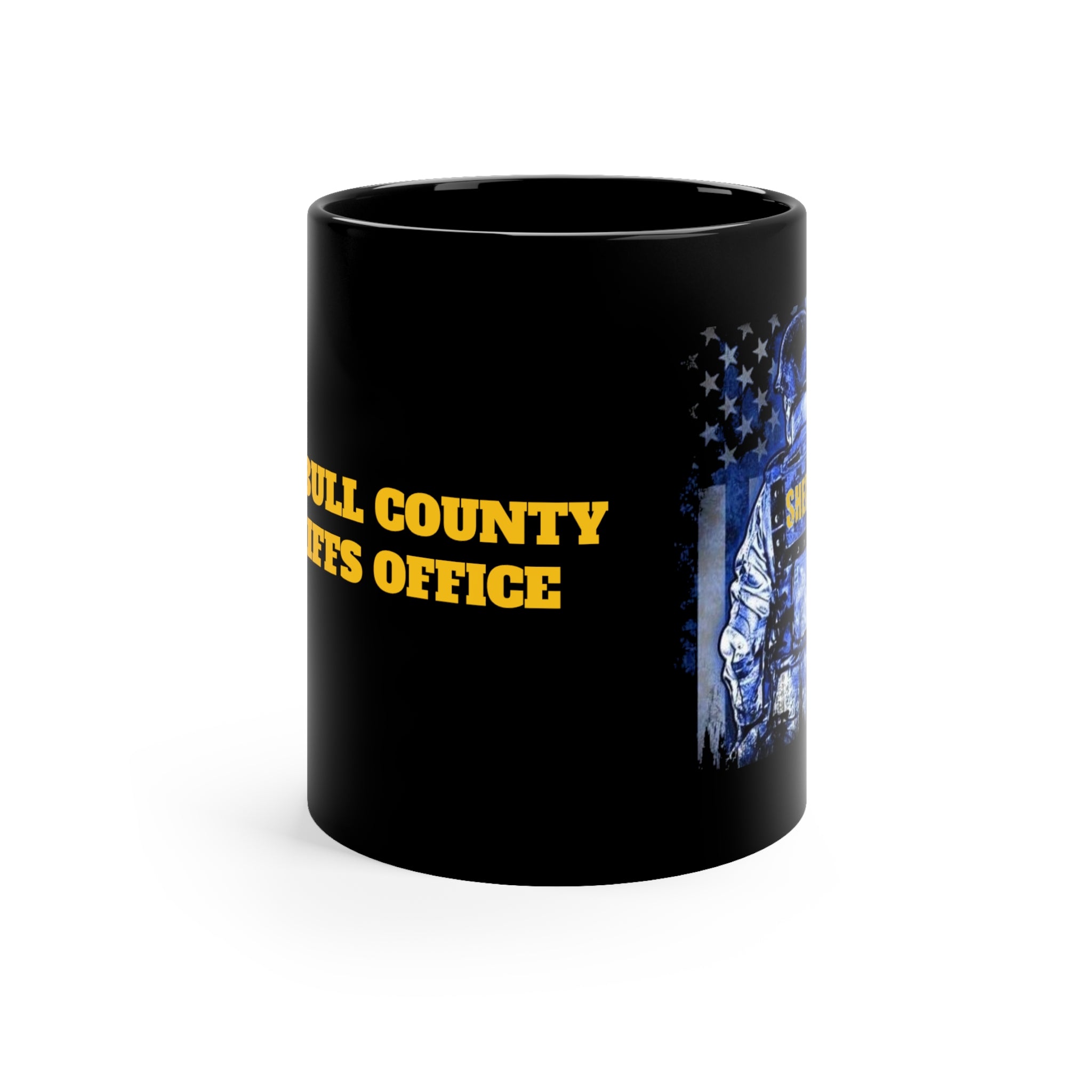 Black mug 11oz - Trumbull County Sheriffs Office