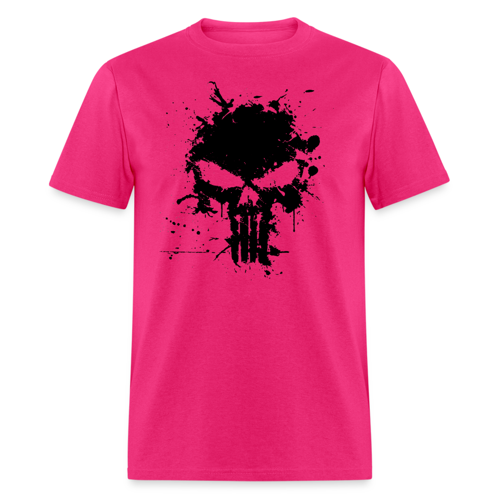 Unisex Classic T-Shirt - Punisher Splatter - fuchsia