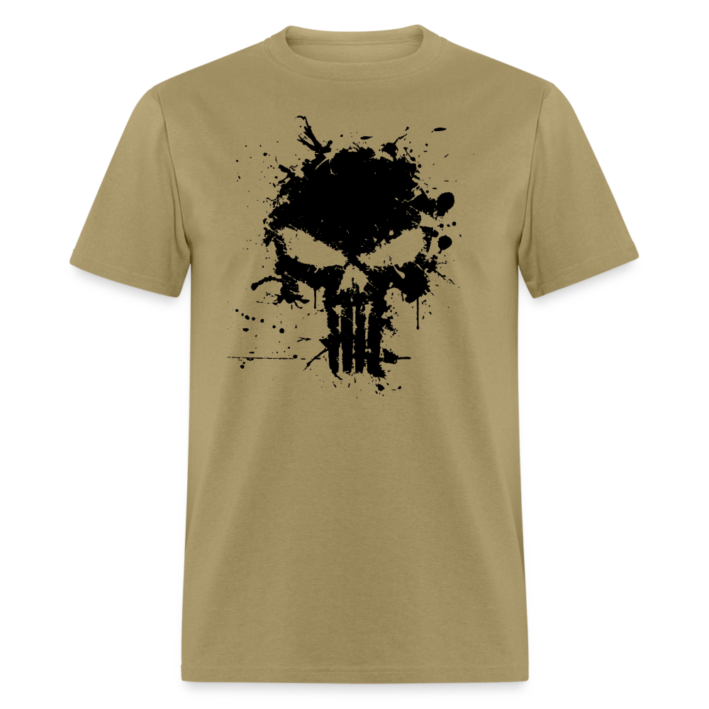 Unisex Classic T-Shirt - Punisher Splatter - khaki