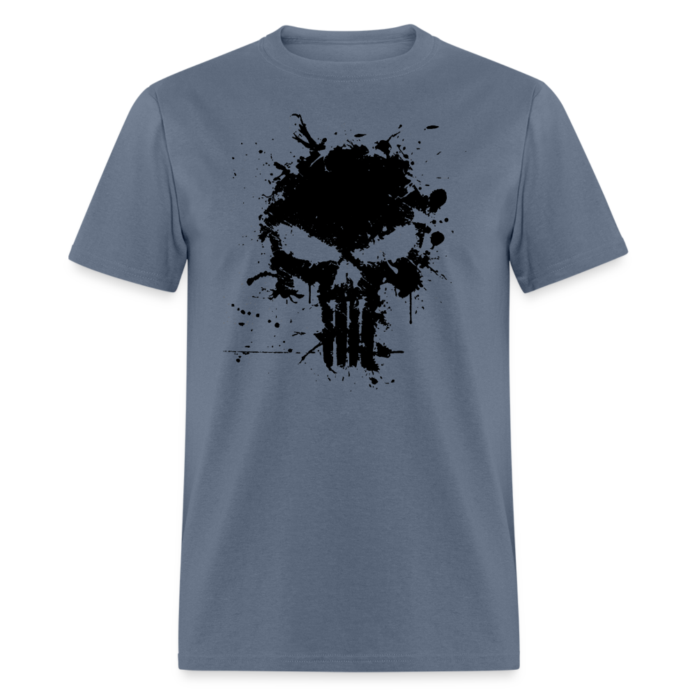 Unisex Classic T-Shirt - Punisher Splatter - denim