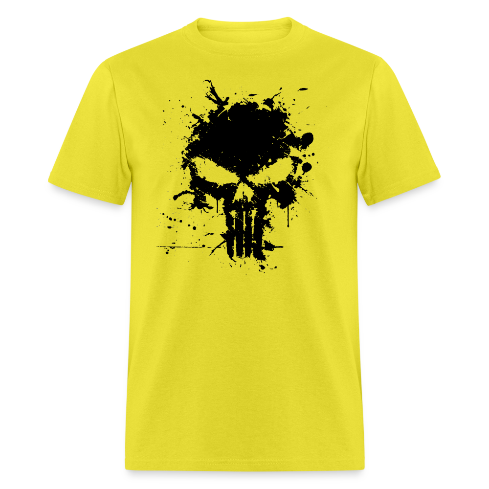 Unisex Classic T-Shirt - Punisher Splatter - yellow